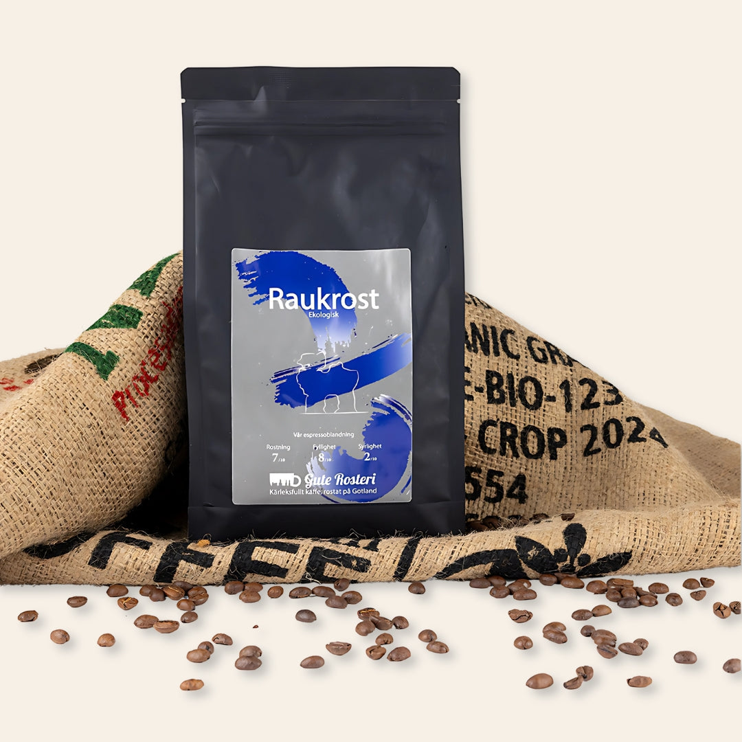 Raukrost espresso, ekologisk