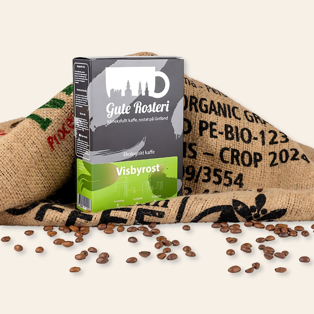 Visbyrost Hållbara kaffebönor från Gotland