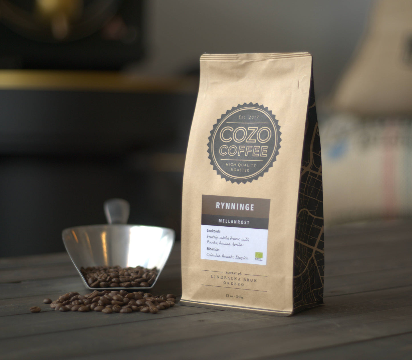 Rynninge mellanrost kaffe kaffeböna bryggkaffe