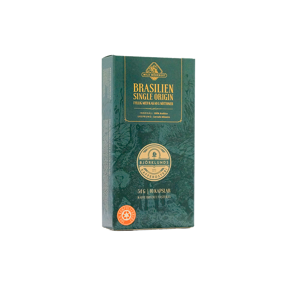 Brasilien Single Origin Kaffekapslar