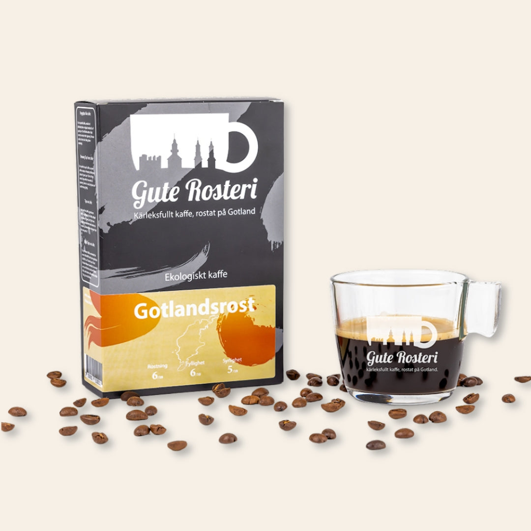 Gotlandsrost hållbara kaffebönor rostade på Gotland