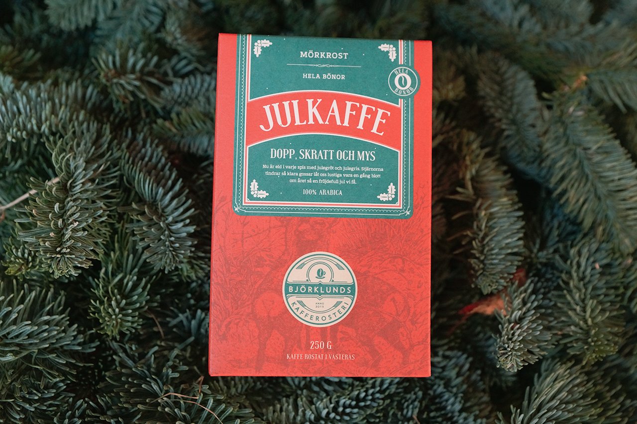 Julkaffe och gran