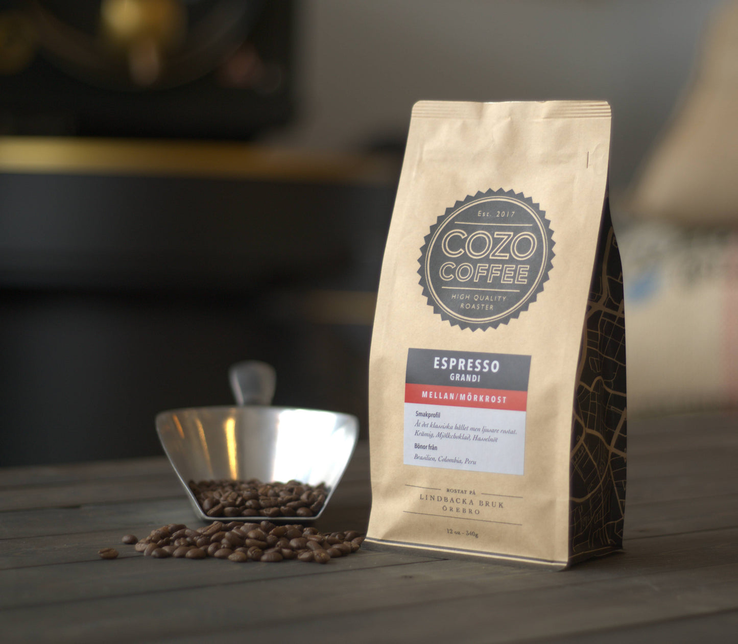 Espresso bönor Cozo Coffe